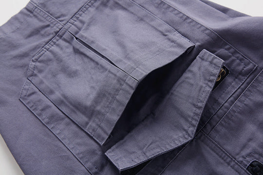 Herren-Cargo-Shorts mit Reißverschlusstaschen