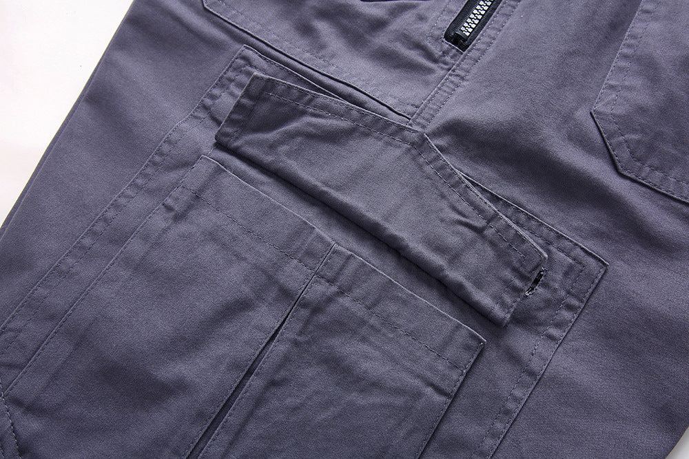 Herren-Cargo-Shorts mit Reißverschlusstaschen
