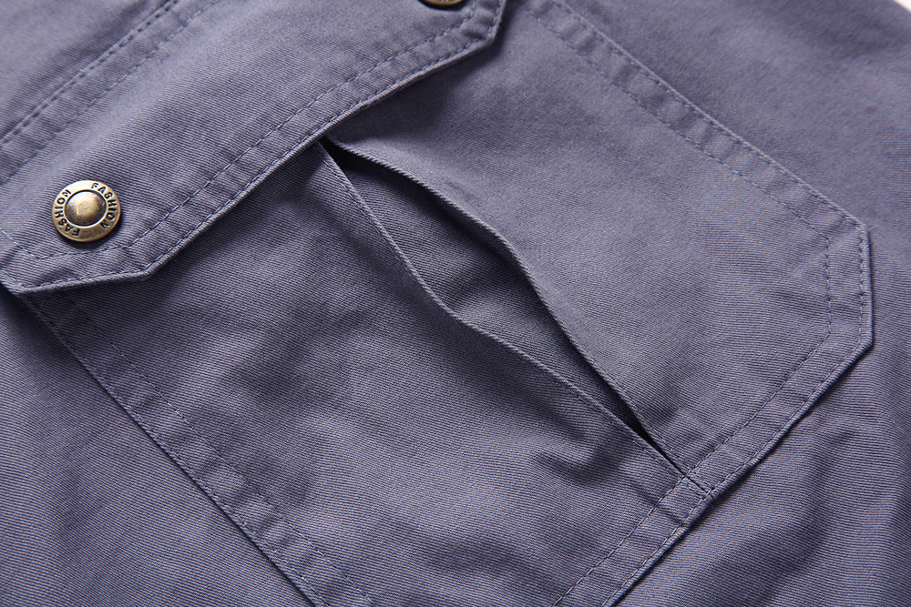 Herren-Cargo-Shorts mit Reißverschlusstaschen