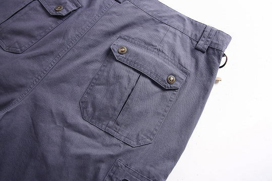 Herren-Cargo-Shorts mit Reißverschlusstaschen