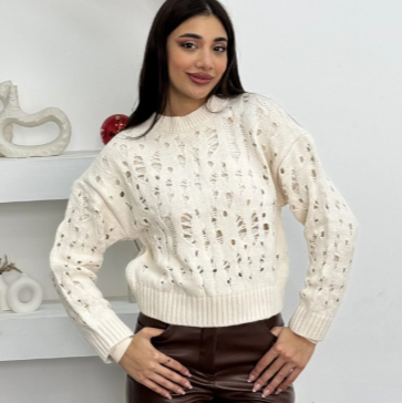 Gemütlicher Stimmungspulli für Frauen