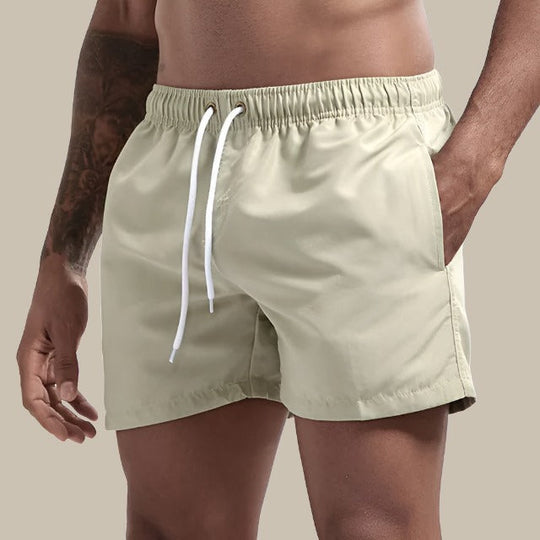 Herren-Badeshorts mit Kordelzug und Taschen