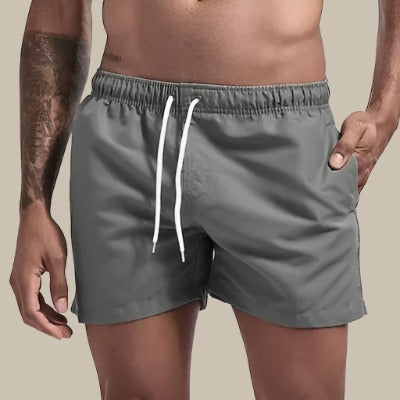 Herren-Badeshorts mit Kordelzug und Taschen