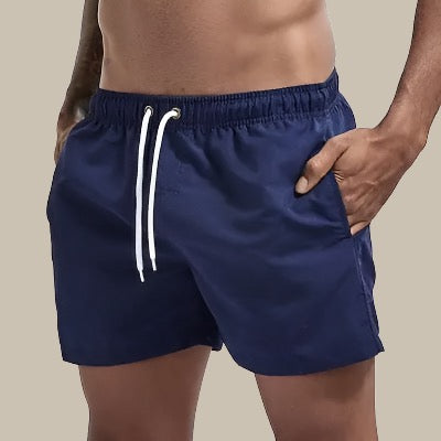 Herren-Badeshorts mit Kordelzug und Taschen