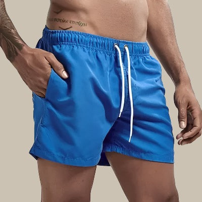 Herren-Badeshorts mit Kordelzug und Taschen